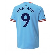 Manchester City Erling Haaland #9 Hjemmedrakt 2022-23 Kortermet